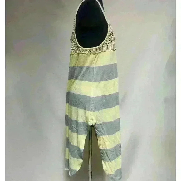 We The Free Medium Luca Crochet Bodice Merida Combo Stripe‎ Knit Dress Or Top - Picture 5 of 9